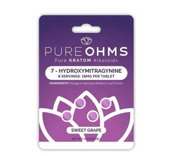 PureOhms - 18mg 7 Hydroxy Tablets (10 pack)