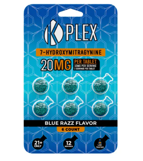 Professor Whyte's K-Plex 7 Hydroxymitragynine Tablets - 20mg - 10 Pack