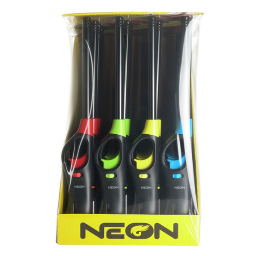 Neon BBQ Lighters - 24 Pack