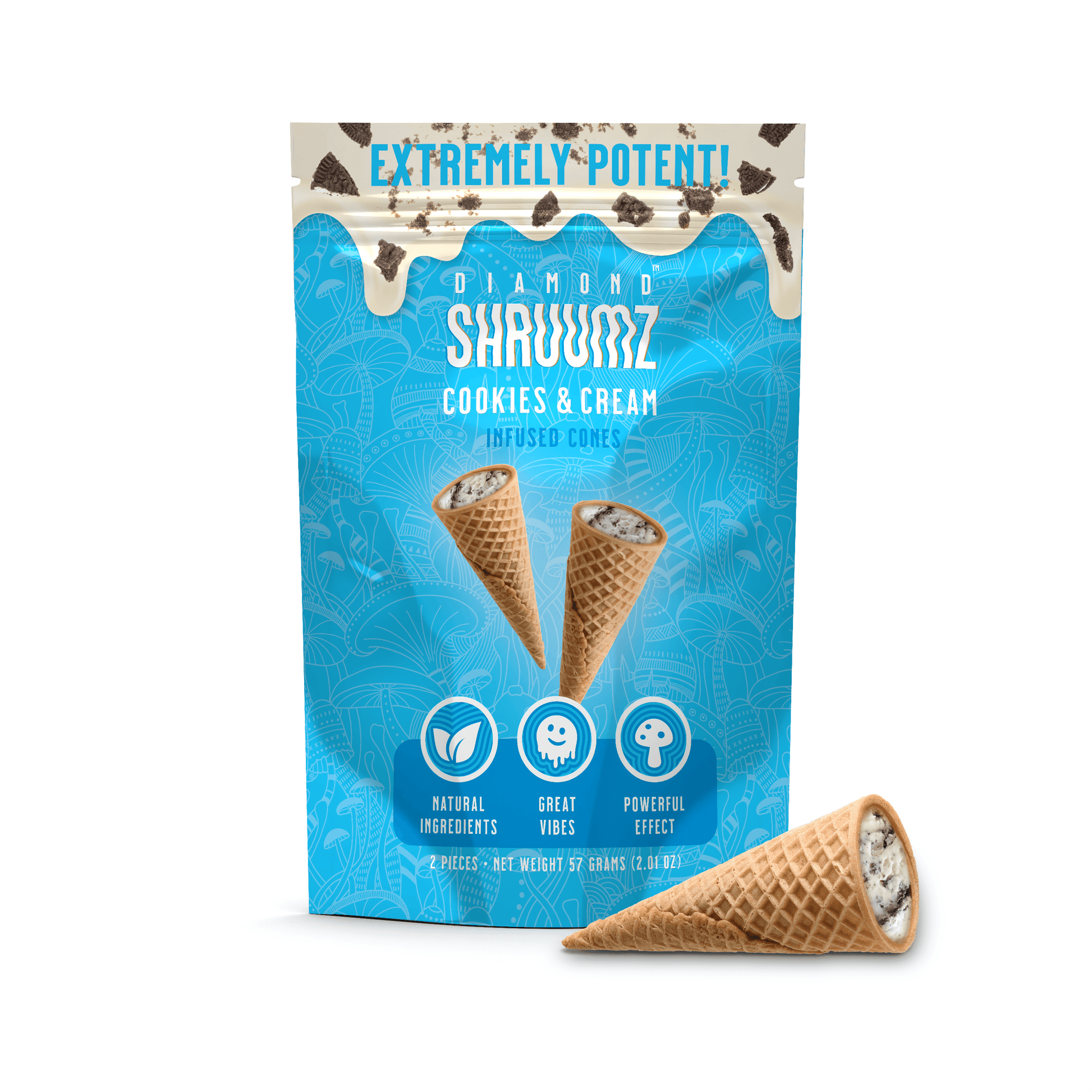 Diamond Shruumz - Infused Mushroom Cones 5 Pack