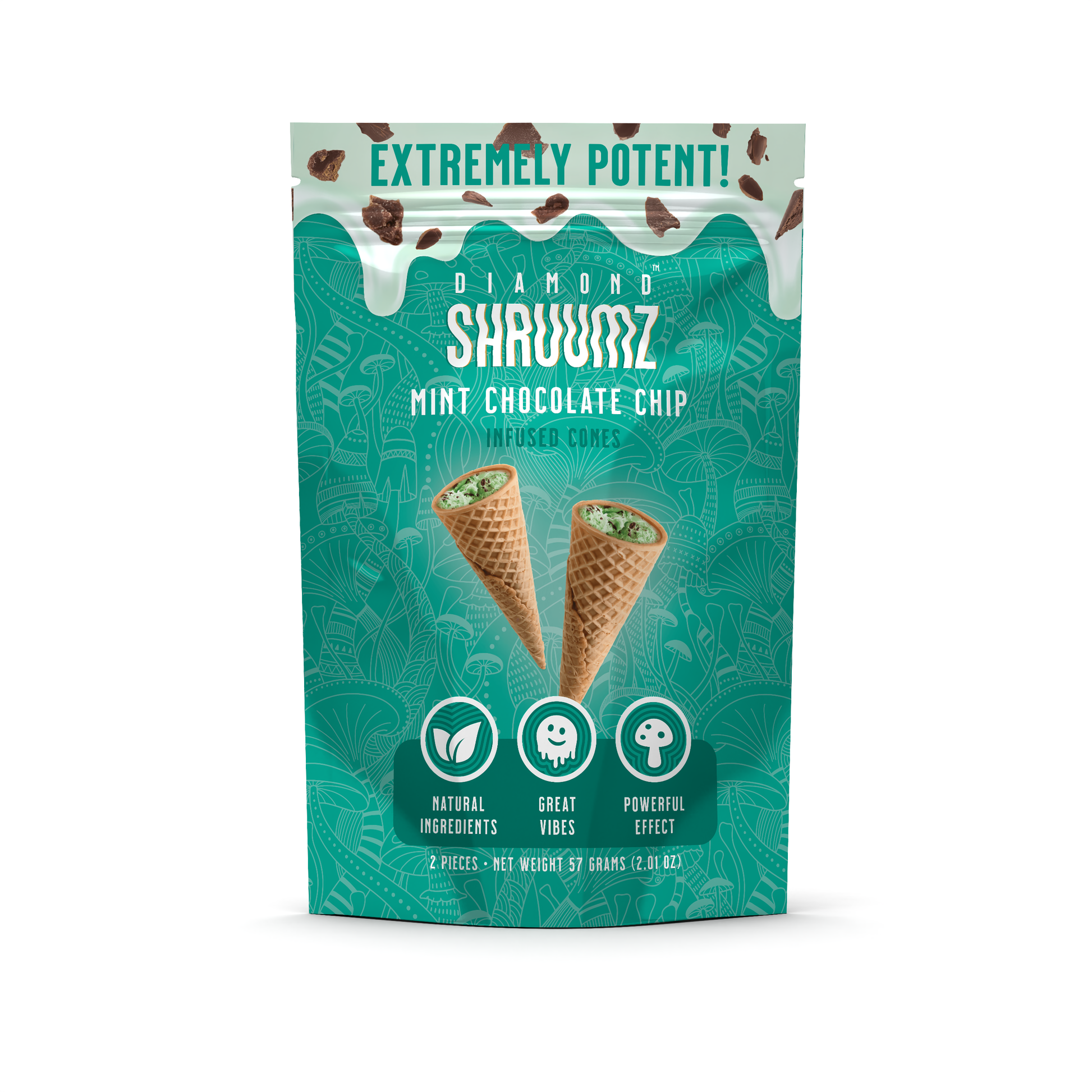 Diamond Shruumz - Infused Mushroom Cones 5 Pack