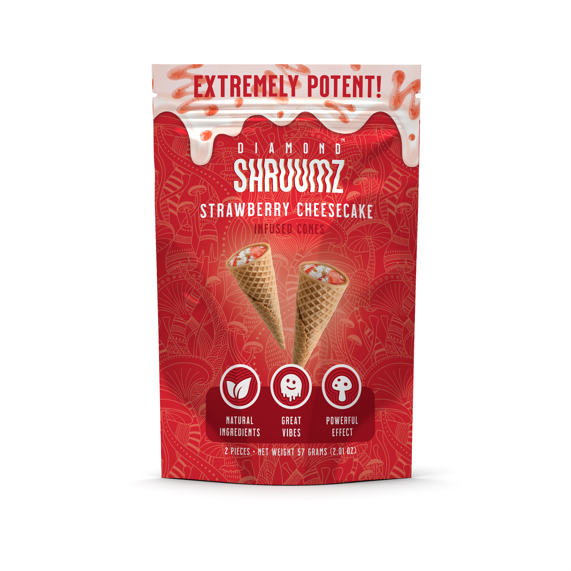 Diamond Shruumz - Infused Mushroom Cones 5 Pack