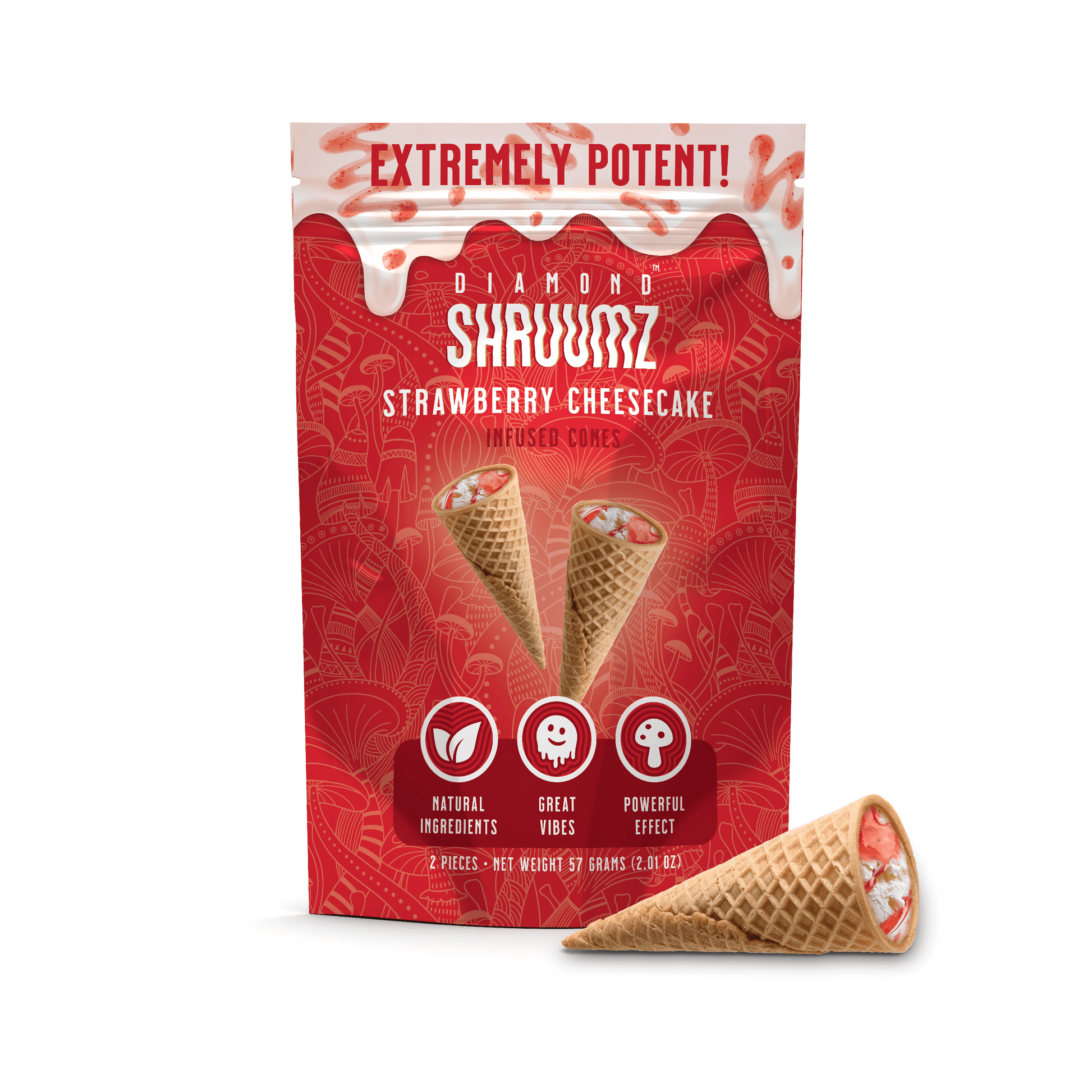 Diamond Shruumz - Infused Mushroom Cones 5 Pack