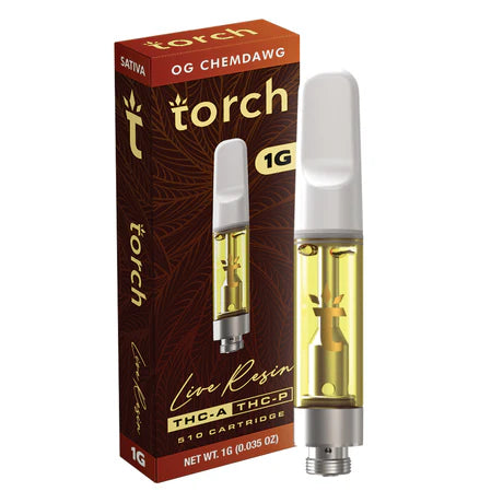 Torch Hemp - 1G THC-A/THC-P Live Resin Cartridge (5ct)