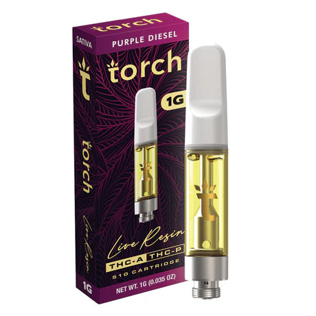 Torch Hemp - 1G THC-A/THC-P Live Resin Cartridge (5ct)