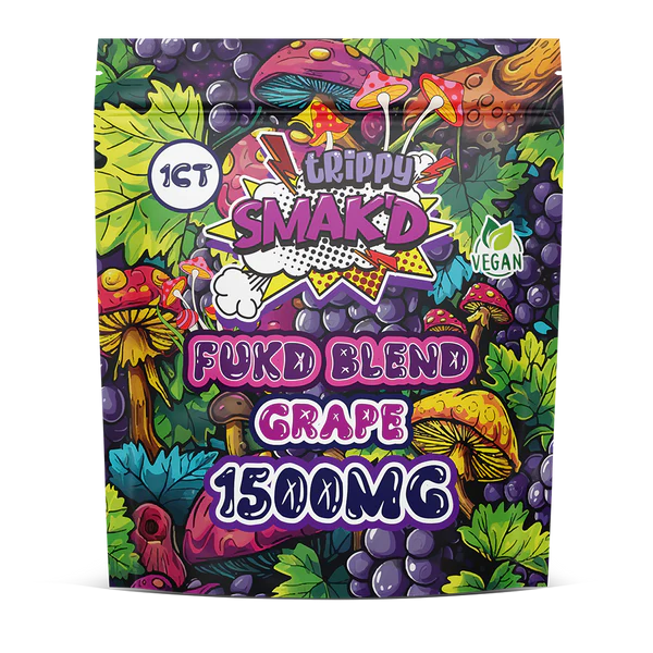 Smak'd Trippy Mushroom Fukd Blend 1500 Mg - 60 ct