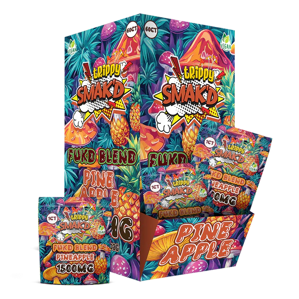 Smak'd Trippy Mushroom Fukd Blend 1500 Mg - 60 ct