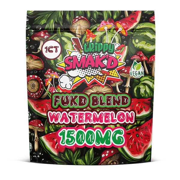 Smak'd Trippy Mushroom Fukd Blend 1500 Mg - 60 ct