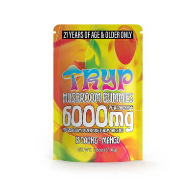 Tryp 6000 MG Mushroom + HHC Gummies - 1 Count
