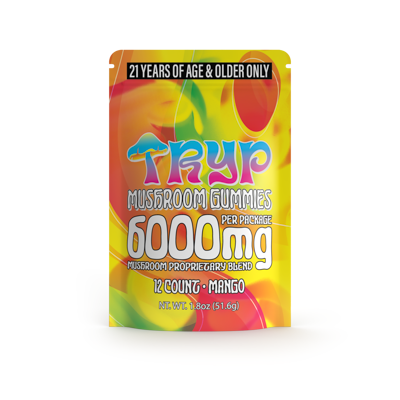 Tryp 6000 MG Mushroom + HHC Gummies - 1 Count – A&I Family Wholesale