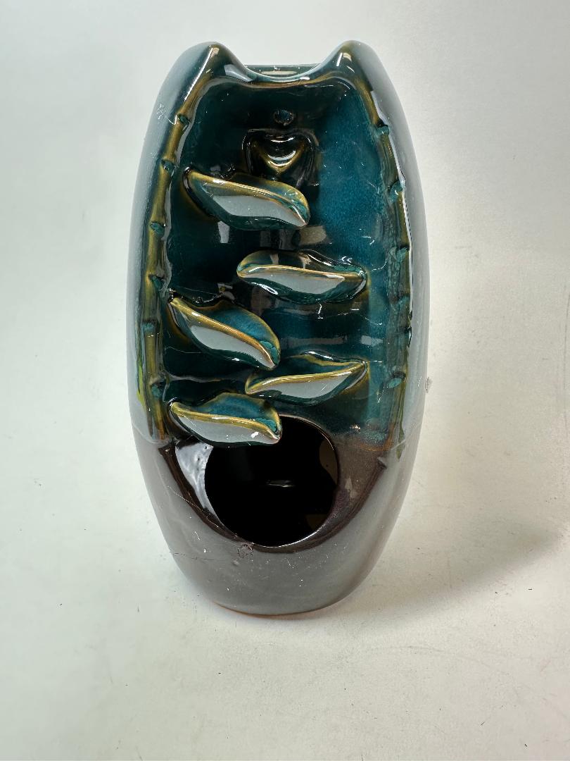 Turquoise Waterfall Cone Incense Burner