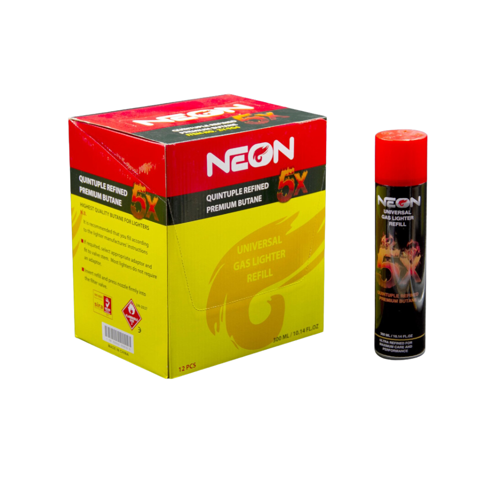 Neon 5x Butane - 12 pack