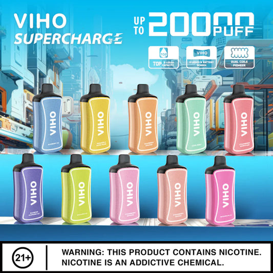 VIHO Supercharge - 20k puffs - 5pc