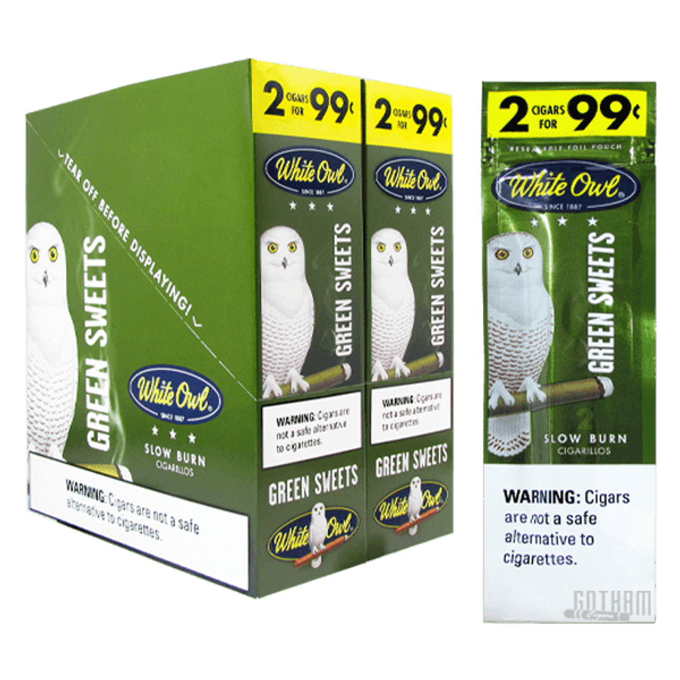 White Owl Cigarillos - 2 Pack - Prepriced $1.19 (30 Packs) Tobacco Product