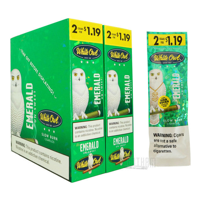 White Owl Cigarillos - 2 Pack - Prepriced $1.19 (30 Packs) Tobacco Product