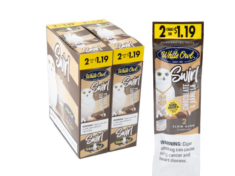 White Owl Cigarillos - 2 Pack - Prepriced $1.19 (30 Packs) Tobacco Product