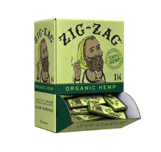 Zig-Zag Organic Hemp 1 1/4 50 Leaf Pack - 48 count