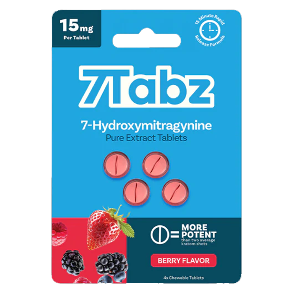 7Tabz - 7 Hydroxy Pure Extract Tablets Flavored 15mg - (10 Pack)
