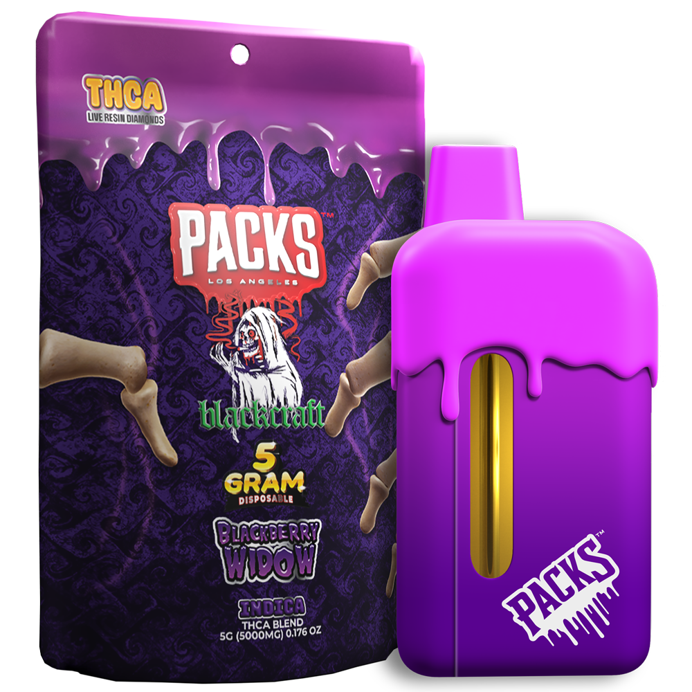 Packwoods x Blackcraft 5 Gram THC-A Disposable (5ct) A&I Family Wholesale Packwoods x Blackcraft 5 Gram THC-A Disposable (5ct) A&I Family Wholesale