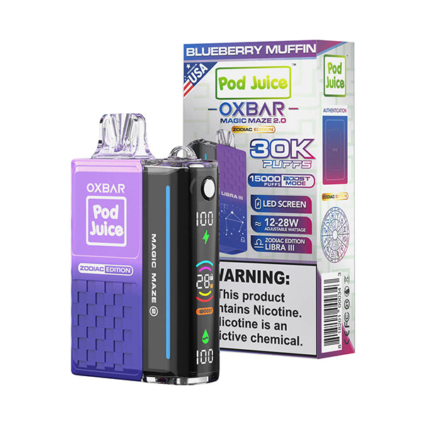OXBAR x Pod Juice Magic Maze 2.0 Disposable (30000 Puffs) 5 pack- Nicotine Disposable