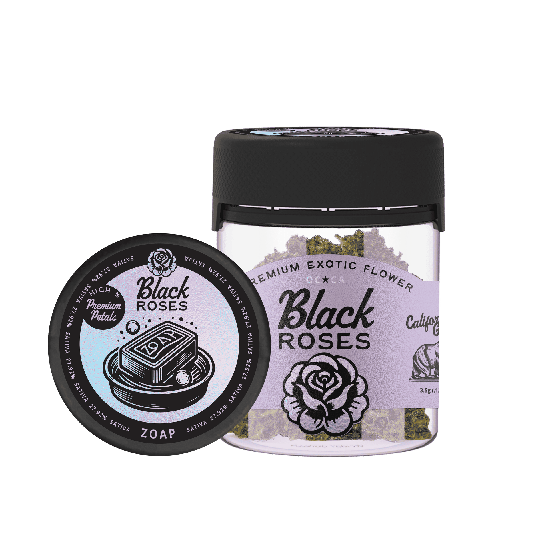 Black Roses 3.5g Premium Exotic THCA Flower