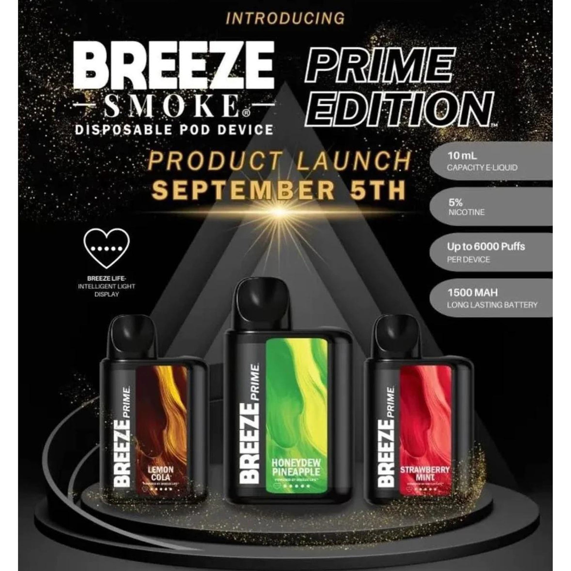 Breeze Prime 6000 Puff *New Flavors*