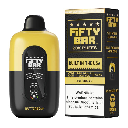 Fifty Bar Vape Disposable - 20K Puffs (5ct) Disposable Nicotine