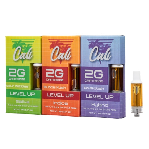 Cali Extrax - 2G Thc-A Level up Cartridge 6 Pack