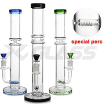 Glass Straight Pipe 16" 18mm CB081 (1ct)