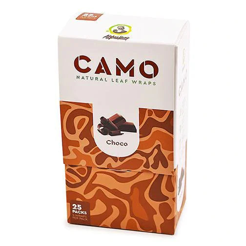 Camo Natural Leaf Wraps (25 Packs of 5 Wraps)