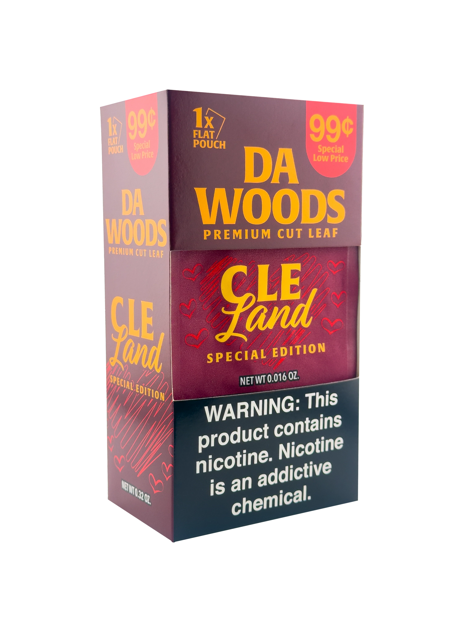 Da Woods Cut Leaf Wraps 1/$.99 - 20pk - Tobacco Products