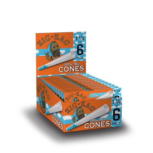 Zig-Zag 1 1/4 Cones w/ Color Tips (24pk)