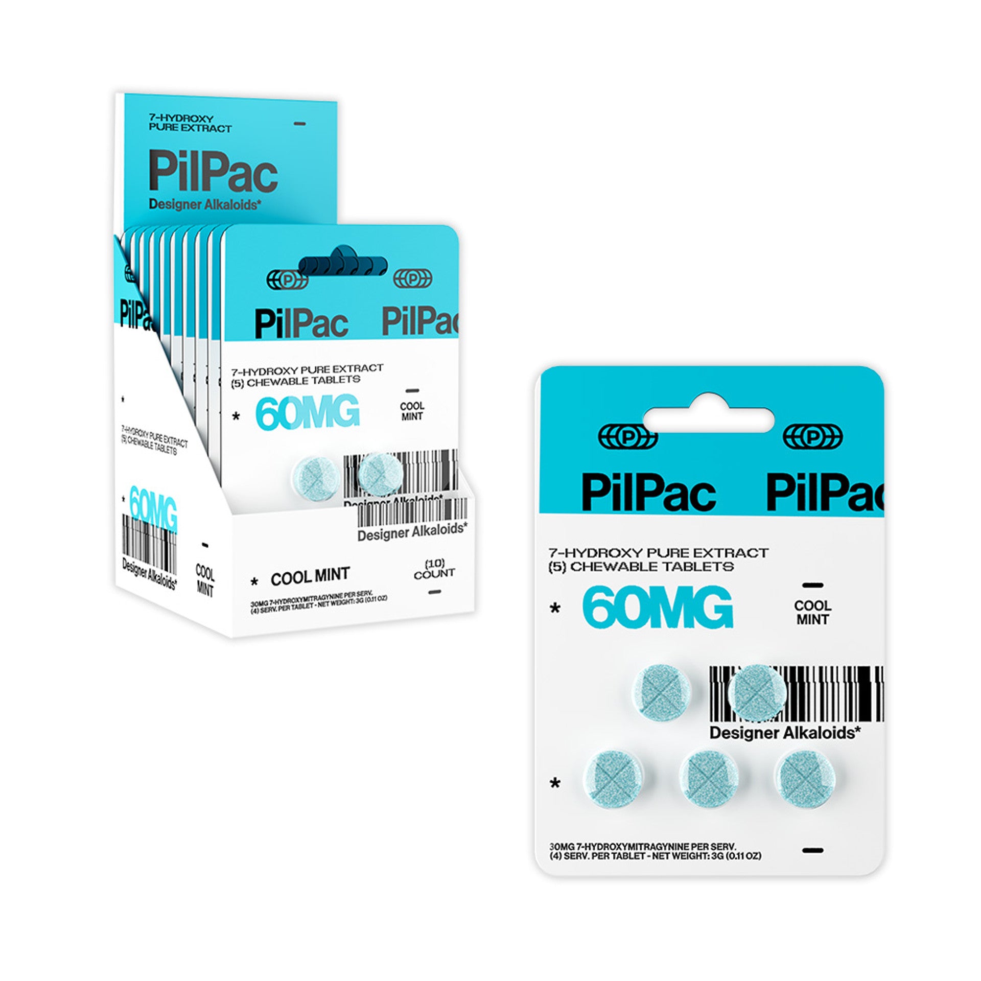 PilPac 7 Hydroxy 60mg 10pk (5ct)