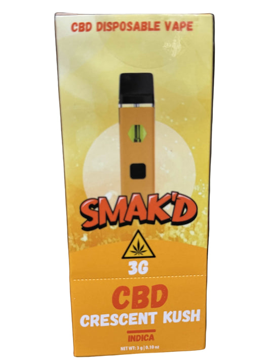 Smak'd CBD 3g Disposable (5pk)