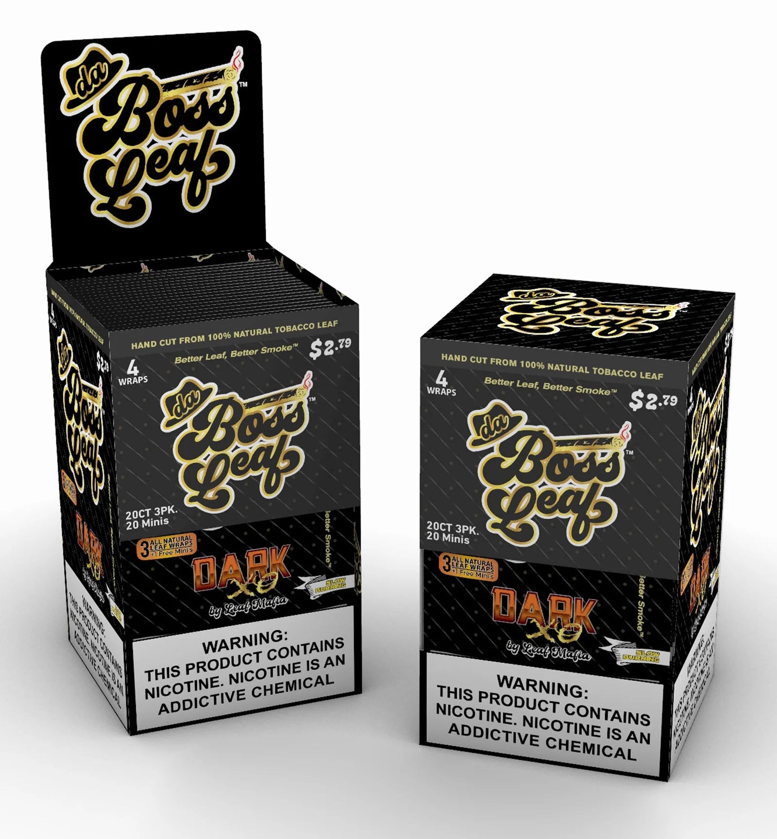 Da Boss Leaf Wraps - 3 Pack $2.79 (20ct)