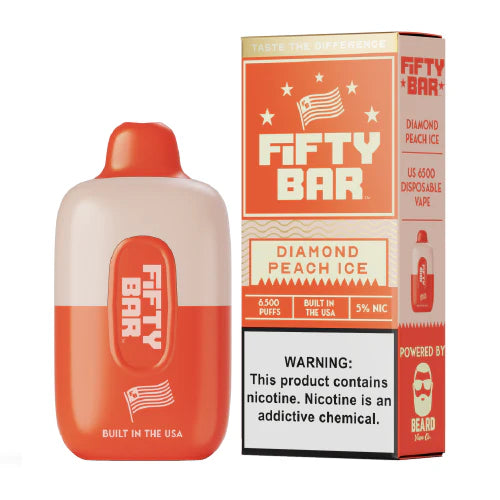 Fifty Bar Disposable Vape (5%, 6500 Puffs) (10ct) Disposable Nicotine