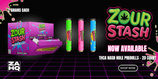 Zour Stash 2 Gram THCA Hash Hole Prerolls 20CT