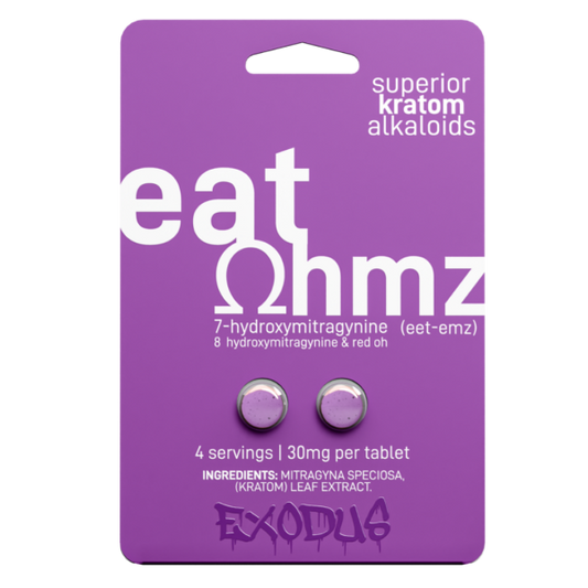 Eat Ohmz - Exodus 2 Count 7-Hydroxy Tablets (20 Count Display)