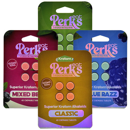 Eat Perks - 7 Hydroxy 25mg Tablets 4ct 10pk