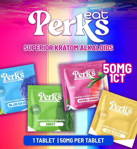 Eat Perks - 7 Hydroxy 50mg Tablets 1ct 20pk