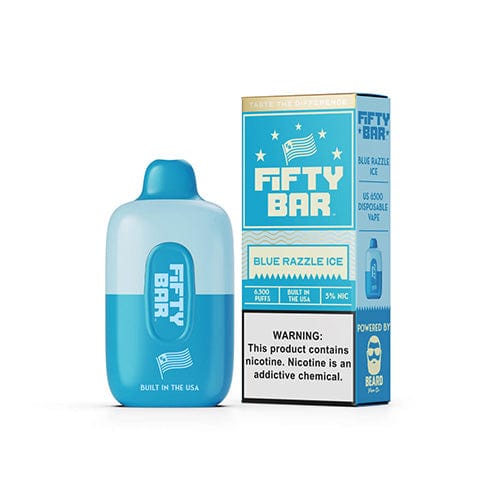 Fifty Bar Disposable Vape (5%, 6500 Puffs) (5ct) Disposable Nicotine A&I Family Wholesale Fifty Bar Disposable Vape (5%, 6500 Puffs) (5ct) Disposable Nicotine A&I Family Wholesale