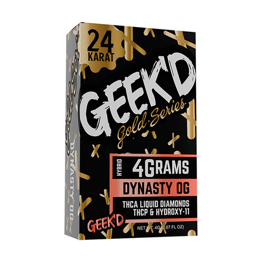 Geek'd Gold Series 4-Gram Disposable - 6 Pack
