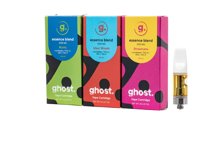 Ghost Hemp - Essence Blend THC-A 2g Cart - 5 Pack