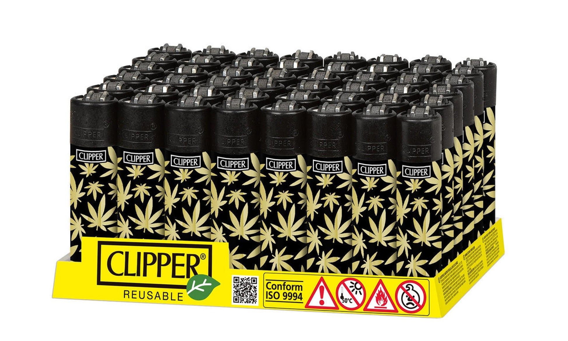 Clipper Lighter Pot Leafs 48pcs