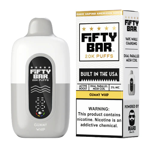 Fifty Bar Vape Disposable - 20K Puffs (5ct) Disposable Nicotine