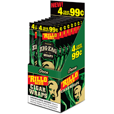 ZIG-ZAG RILLO wraps 4/99c 15 Packs - Tobacco Products