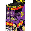 ZIG-ZAG RILLO wraps 4/99c 15 Packs - Tobacco Products