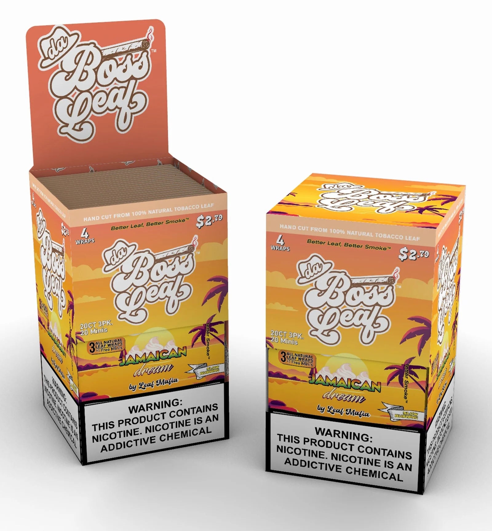 Da Boss Leaf Wraps - 3 Pack $2.79 (20ct)
