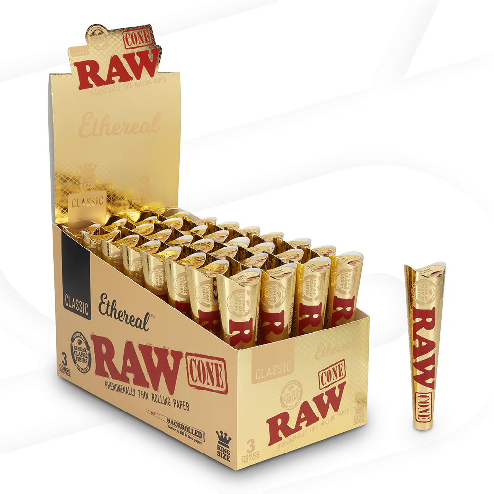 Raw Ethereal Cones King Size 3pk