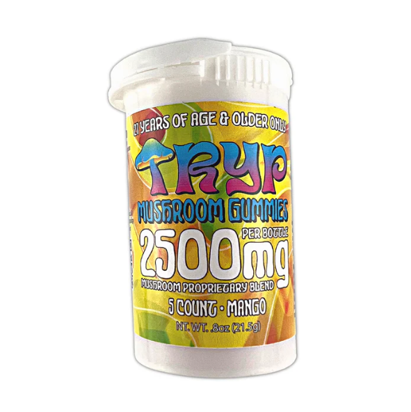 Tryp 2500 MG Mushroom + HHC Gummies - 1 Count